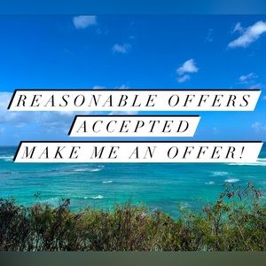 Reasonable offers accepted!